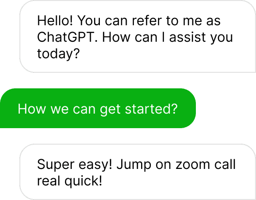 Chat with agent